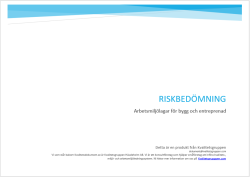 3-i-1 KMA-planer - Avancerade mallar f�r st�rre projekt