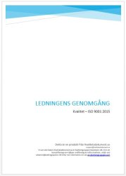 Ledningens genomgng mall