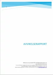 Avvikelserapport