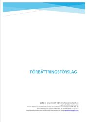 Blankett fr frslagsverksamhet