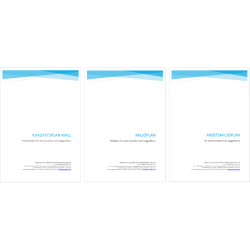 3-i-1 KMA-planer - Avancerade mallar f�r st�rre projekt