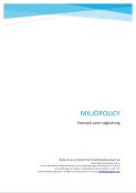 Miljöpolicy Miljöpolicy